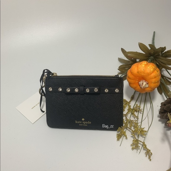 kate spade Handbags - Kate Spade Laurel Way Jeweled Bitsy Cardholder